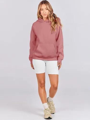Miniatura 139 de ANRABESS - Sudaderas con capucha para mujer, sobre talla, de vellón de manga larga, modelo de 2024, para otoño