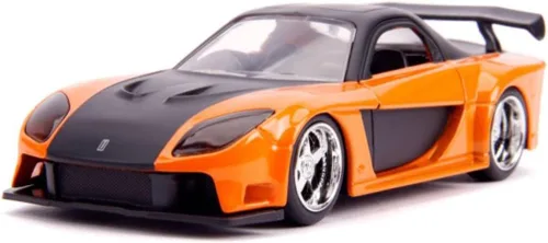 Jada Toys Fast & Furious 1:32 Han's Mazda RX-7 - Coche fundido a presión, juguetes para niños y adultos
