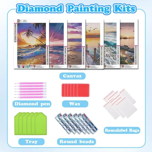 Miniatura 3 de DOTSOPS Kits de Pintura de Diamantes Arte Adultos Kit de Pintura Manualidades DIY Arte de Diamantes 5D Paquetes Kits Completos para Adultos