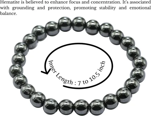 Miniatura 121 de Amazing Gemstone Crystal Bracelet for Women Men's Gifts - Protection Healing Crystal Bracelet - 8mm Gemstone Beaded Stretchable Bracelet Pulseras
