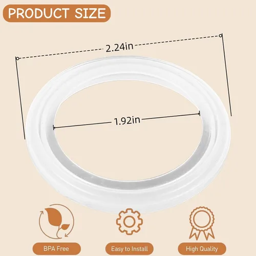Miniatura 2 de GLOGLOW Junta de ajuste perfecto de 2.244 in para máquinas de café, pieza de repuesto de sellado de cabezal de preparación, cafetera profesional