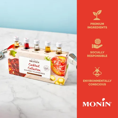 Miniatura 4 de Conjunto de Jarabes de Cóctel de Monin, 0.1 x 1.6 onzas líquidas