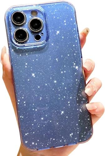Miniatura 8 de OWLSTAR Funda compatible con iPhone 13 Pro de 6.1 pulgadas, bonita funda delgada con purpurina, funda protectora brillante para mujeres y niñas