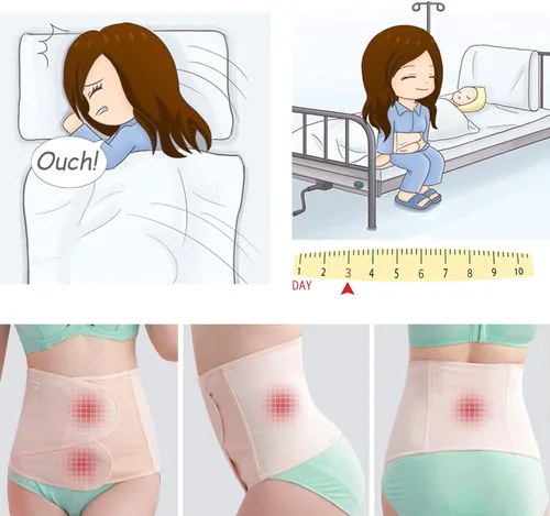 Miniatura 2 de picotee C Section - Faja abdominal posparto para el vientre
