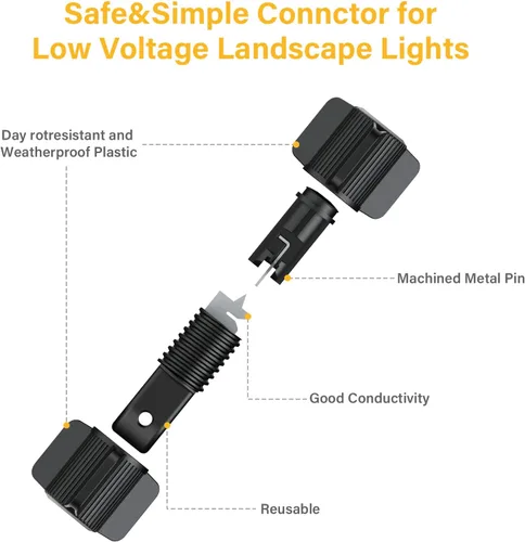 Miniatura 3 de Conector de cable de bajo voltaje Torsión de bloqueo rápido con conectores de cable eléctrico Tapón de terminales de tornillo para iluminación
