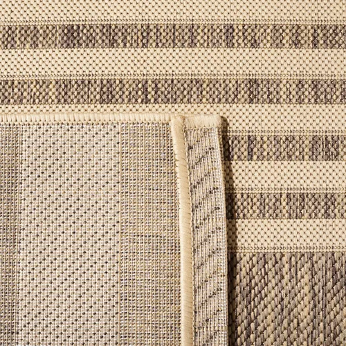 Miniatura 10 de SAFAVIEH Courtyard Collection - Alfombra decorativa, 2.3 x 5 pies, beige y verde oscuro, para interior/exterior, resistente a la intemperie