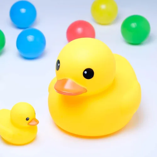 Miniatura 6 de MyLifeUNIT Patos de baño de goma amarillos de 4 pulgadas para niños