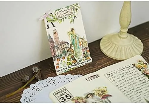 Miniatura 3 de Pegatinas para kit de álbumes de recortes, diseño de niña de flores, diario, diario, diario, suministros decorativos, 60 unidades por paquete 10