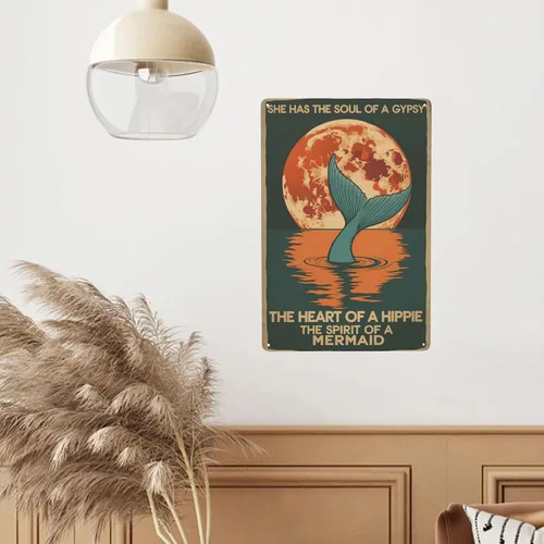 Miniatura 6 de Placa de lata para amantes de la aviación, 8 x 12 pulgadas, decoración de pared retro de avión para regalos de piloto, hangar oficina y entusiasta