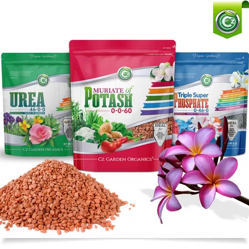 Miniatura 3 de Muriate de potasa 0-0-60 Fertilizante hecho en EE. UU. - MOP Alimento de potasio para plantas y jardines de flores – ¡Promueve grandes flores!