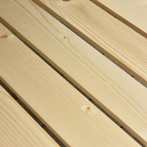 Miniatura 9 de Outsunny Cama de jardín elevada, 47 x 22 x 33 pulgadas, maceta de madera elevada con ruedas bloqueables, estante de almacenamiento y forro de cama