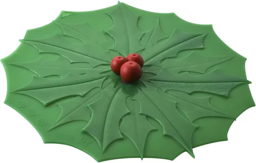 Charles Viancin - Tapa de silicona Holly para almacenamiento de alimentos y cocinar - 9 pulgadas/9.1 in - Sellado hermético en cualquier superficie