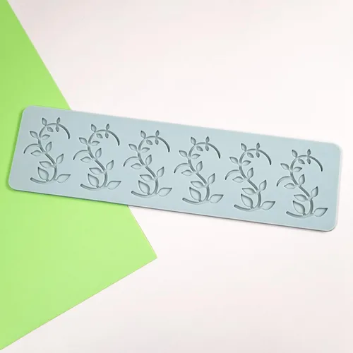 Miniatura 7 de TUKE Tuile Molds - Molde de silicona con hojas curvadas de silicona para dulces, tapete de encaje para decoración de tartas, azúcar, manualidades