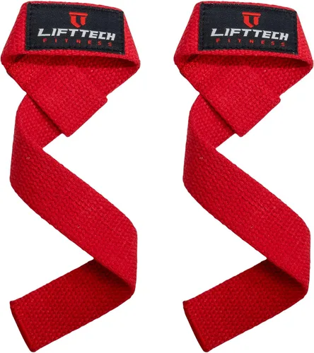Miniatura 9 de Lift Tech Fitness Correas de levantamiento de pesas para hombres y mujeres – Correas de gimnasio de algodón para levantamiento de pesas, HIIT