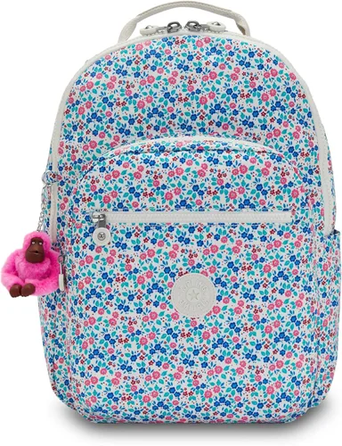 Miniatura 33 de Kipling Mochila para portátil Seoul de 15 pulgadas para mujer, duradera, espaciosa, con correas acolchadas para el hombro, funda protectora