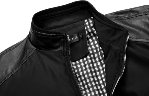 Miniatura 3 de Tanming Chaqueta bomber Softshell casual de corte ajustado y ligera con cremallera para hombre