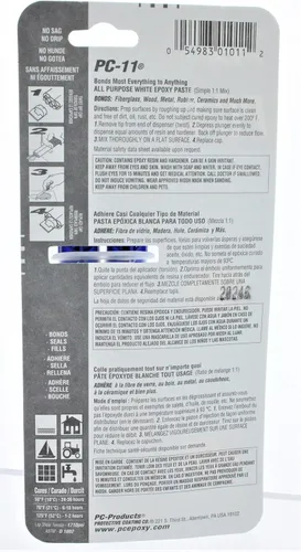 Miniatura 3 de PC-11 Pasta epoxi blanca multiusos