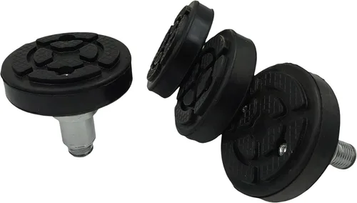 Miniatura 6 de 4pc 1.378 in almohadilla de elevación de coche bandeja de goma pies de elevación más almohadillas de pierna alta diámetro del eje