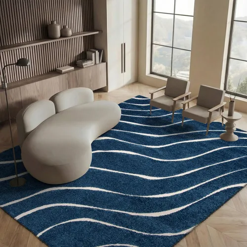 Miniatura 15 de SAFAVIEH Colección Florida Shag - Alfombra de acento de 2'3" x 4', color crema y beige, sin desprendimiento y de fácil cuidado, 1.2 pulgadas