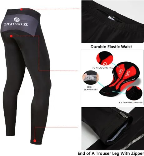 Miniatura 20 de Traje de ciclismo acolchado de gel 3D transpirable de manga larga para mujer, conjunto de pantalones de malla con protección UV