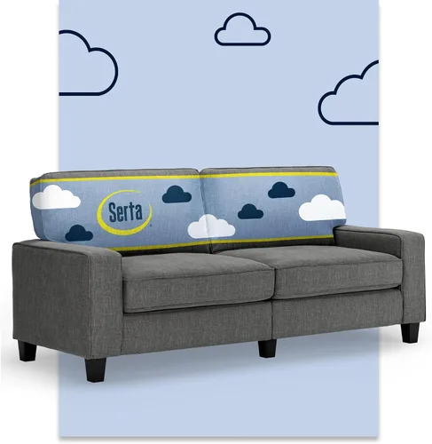Miniatura 36 de Serta Palisades Sofás Tapizados para Sala, Sofá de Diseño Moderno, Tela, Beige