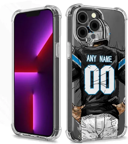 Miniatura 19 de Funda protectora personalizada con nombre y números para iPhone 15, 14, 13, 12, 11 Xs Max XR 8 7 6 Plus 11 Pro Mini, delgada, a prueba de golpes