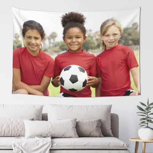 Miniatura 6 de JINJUREN Tapiz Personalizado Subir Imágenes Tapiz Personalizado Personalizado Telón de Fondo Pancarta Imprimir Cualquier de Tu Diseño