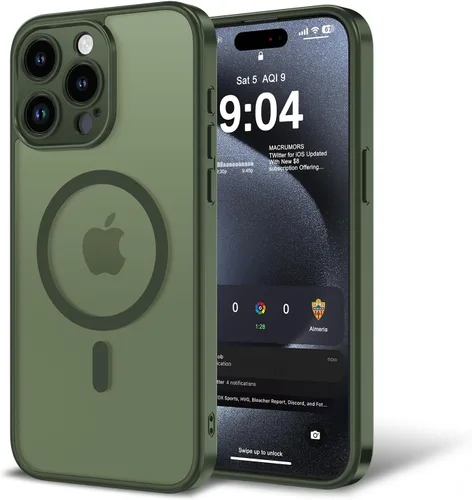 Miniatura 84 de Funda para iPhone 11 con protector de pantalla, compatible con MagSafe, ultra delgada, translúcida, mate, a prueba de golpes, color negro