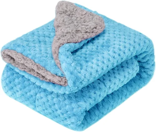 Miniatura 28 de Manta o manta mullida para bebé, suave, cálida y acogedora manta de vellón coral para niños pequeños, bebés o recién nacidos, para cuna, cochecito