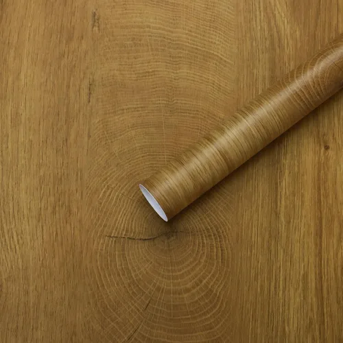 Miniatura 11 de Dimoon Papel de contacto de madera de 24"x78.7" Tamaño más amplio, marrón amarillo textura engrosada, adecuado para escritorio, gabinete, encimera