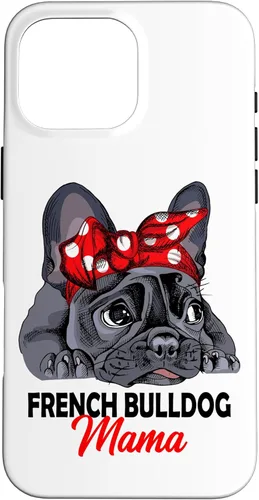 Miniatura 19 de iPhone 13 Pro Max Frenchie Mama Lindo Bulldog Francés Perro Mamá Divertido Estuche de Regalo para Mujer
