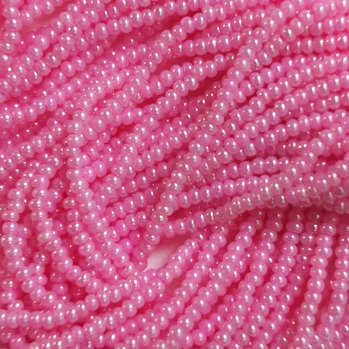 Miniatura 2 de Granos de la semilla 11/0 Checa Rosa Perla Perlas de Vidrio (B00261)