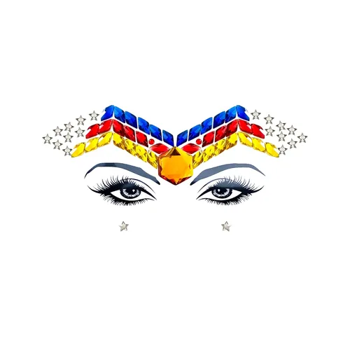 Miniatura 12 de Neva Nude Tatuaje facial de mariposa con purpurina morada con joyas de cristal brillante, adhesivo de grado médico, impermeable y resistente al