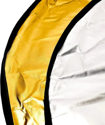 Miniatura 4 de Reflector de luz fotográfica de 24 x 36 pulgadas / 23.6 x 35.4 in, difusor 5 en 1, plegable con bolsa y clips reflectores para estudio