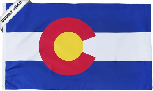 Miniatura 15 de SYII Bandera del estado de Alabama de 3 x 5 pies, banderas de 3 capas de doble cara del estado de Delaware con 2 ojales de latón y cabecera de lona