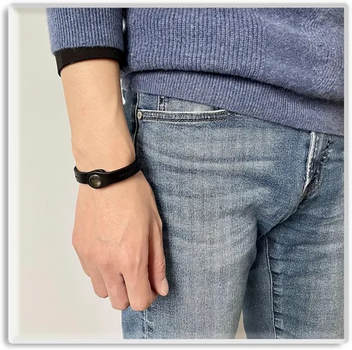 Miniatura 7 de Xusamss Pulsera de cuero Punk Rock Snap