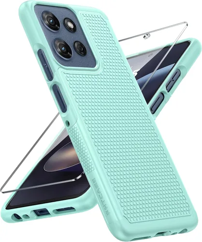 Miniatura 159 de FNTCASE Funda para teléfono Galaxy A14-5G: protección contra caídas de grado militar Samsung A14 5G, probada contra caídas de 14 pies, protector