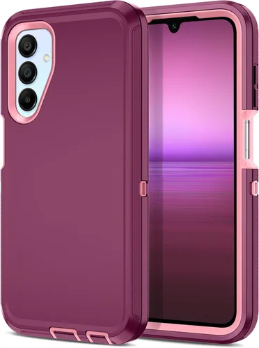 Miniatura 27 de I-HONVA Funda para Samsung Galaxy A52 5G a prueba de golpes, a prueba de polvo y caídas, 3 capas de protección de cuerpo completo