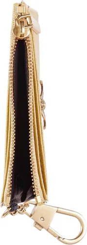 Miniatura 18 de SEAVILIA Tarjetero llavero cartera para mujer con ventana de identificación RFID monedero regalo abeja delgada minimalista pequeña cartera