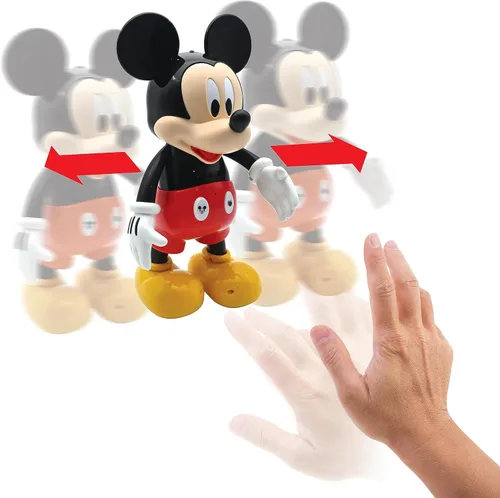 Miniatura 8 de LEXiBOOK - Disney - Robot de Mickey bilingüe - Inglés/Español, 100 cuestionarios educativos, efectos de luz, baile, programable, articulado
