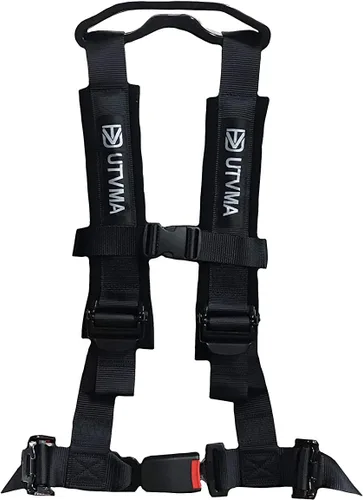 Miniatura 2 de UTVMA 2 arneses de 4 puntos con 2 pases de asiento RZR y 1 clip de anulación del cinturón de seguridad