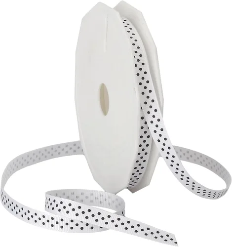 Miniatura 30 de Morex Ribbon Swiss Dot - Cinta de grogrén de poliéster, carrete de 3/8 pulgadas por 20 yardas, aguamarina