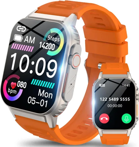Reloj inteligente para hombres y mujeres (marcación/respuesta de llamadas), rastreador de actividad con monitor de frecuencia cardíaca/sueño, 100