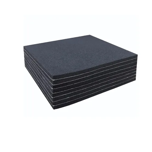 Miniatura 8 de Relleno de espuma adhesiva, 4 almohadillas de espuma de neopreno antivibración, lámina de espuma de celda cerrada de alta densidad, aislamiento