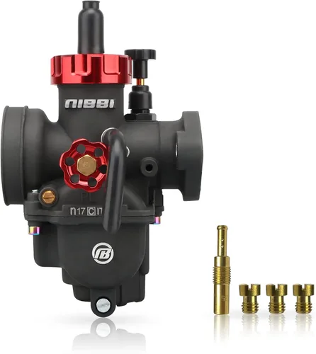 Miniatura 11 de Carburador NIBBI PE22mm, Compatible con motores de motocicleta de brida de 125cc 130cc 140cc, con jet piloto principal, compatible con Apollo RFZ125