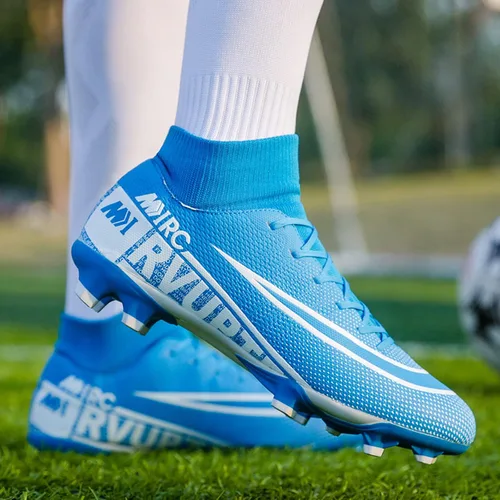 Miniatura 5 de Zquaus Zapatos de fútbol para hombre,Zapatos de fútbol atléticos para caminar,Ag Cleats Entrenamiento al aire libre