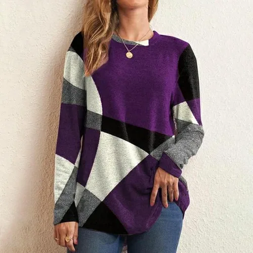 Miniatura 2 de Abrigos de invierno para mujer, moda 2022, cachemira francesa, manga larga, estampado holgado, chaquetas deportivas para otoño