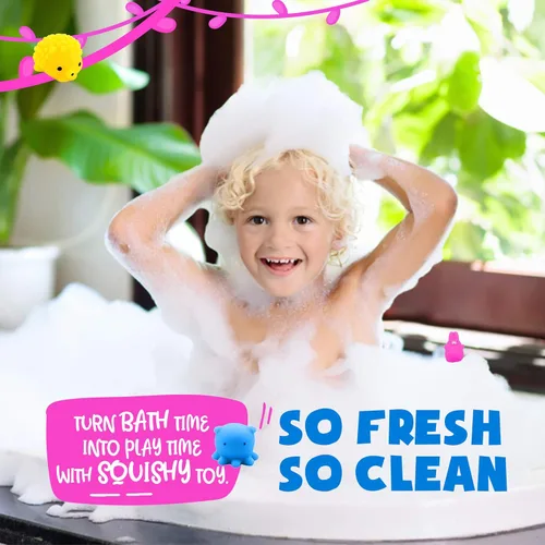 Miniatura 9 de Bombas de baño para niños con sorpresa en el interior – Baño orgánico con juguetes en el interior. Todo natural, suave y seguro para niños, bolas