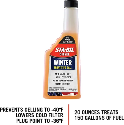Miniatura 2 de STA-BIL Diesel Winter Anti-Gel - Evita la gelificación de combustible hasta -40 grados Fahrenheit - Limpia los inyectores - Trata 250 galones