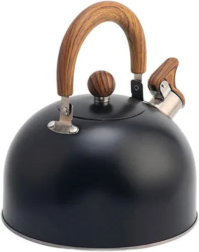 Miniatura 4 de Hervidor de té silbante – Hervidor de té de 3.1 cuartos de galón, tetera silbante de acero inoxidable para estufa, tetera silbato de 3 litros